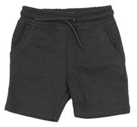 Tmavosivé vzorované teplákové kraťasy zn. Primark