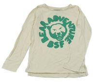 Smotanové tričko s medvěďom Basefield