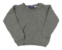 Sivý vzorovaný sveter Lupilu