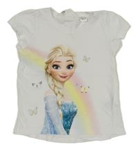 Bílé tričko s Elsou H&M