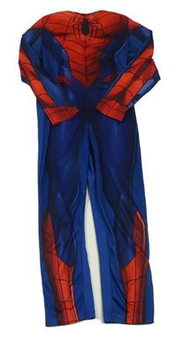 Kostým - Modro-tmavomodro-červený vycpaný overal - Spider-man zn. H&M