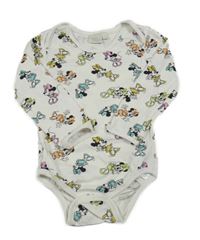 Biele body s Minnie Disney