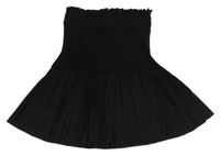 Čierna plisovaná paper bag sukňa H&M