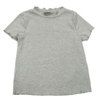 Sivé rebrované tričko zn. Primark