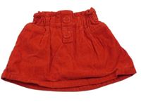 Červená menšestrová sukňa TCM