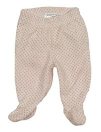 Bílé puntíkaté fleecové polodupky Ergee