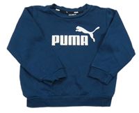 Petrolejová mikina s logem Puma