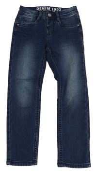 Tmavomodré teplákové skinny rifle Dopodopo