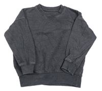 Tmavosivá melírovaná mikina Primark