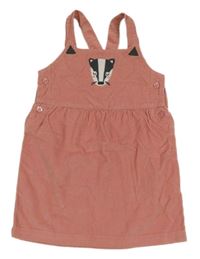 Staroružové menšestrové na traké šaty s jezevcem Lupilu