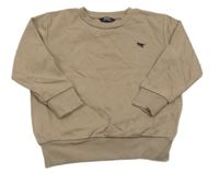 Hnedá mikina s výšivkou Next