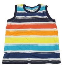 Bielo-farebné pruhované tielko Kids