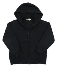 Čierna prepínaci mikina s kapucňou H&M