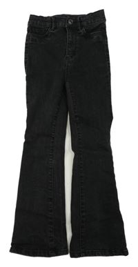 Černé flare high waist rifle Page One Young