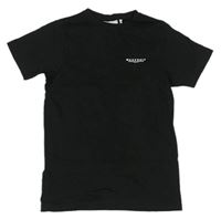 Čierne tričko s logom McKenzie