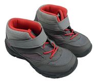 Sivo-ružové outdoorové topánky Quechua vel. 27
