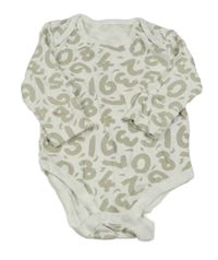 Biele vzorované body