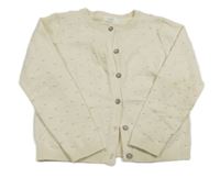 Smotanový prepínaci ľahký sveter s 3D bodky Next