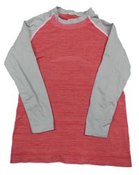 Ružovo-sivé funkčné spodné tričko