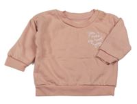 Ružová mikina s nápisom Primark