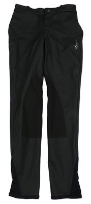 Čierne koženkové jezdecké tregíny Fouganza