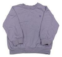 Lila mikina so srdiečkom F&F