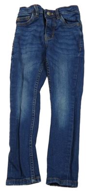 Tmavomodré skinny rifle Next