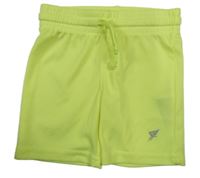 Neonově žluté sportovní kraťasy Primark