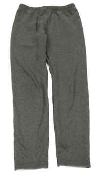 Tmavosivé melírované thermo legíny shein