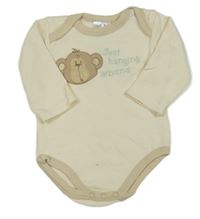 Smetanové body s nápisem a opicí 