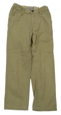 Béžové plátenné chino nohavice H&M