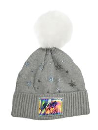 Šedá čepice s bambulí - Frozen George