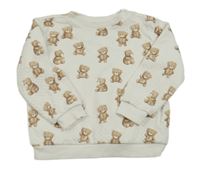 Béžová mikina s medvedíkmi Nutmeg