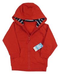 Nové - Červená prepínaci mikina s kapucňou Matalan