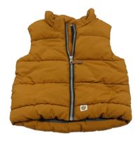 Okrová šušťáková zateplená vesta H&M