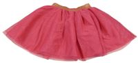 Fuchsiová trblietavá tylová sukňa Dopodopo