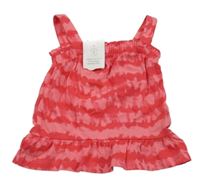 Růžový pruhovaný top F&F