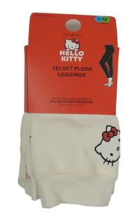 Nové - Dámske biele zateplené legíny s Hello Kitty Primark