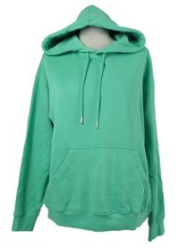 Dámska svetlozelená mikina s kapucňou H&M