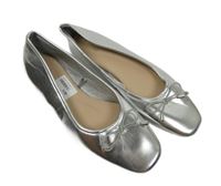 Dámské stříbrné baleríny Dunnes vel. 38