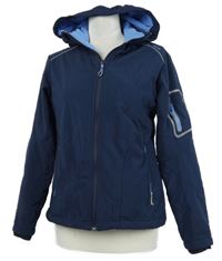 Dámská tmavomodrá softshellová bunda s kapucí CMP 