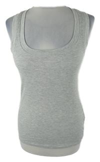 Dámský šedý žebrovaný top Primark 
