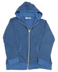 Modrá prepínaci mikina s kapucňou River Island