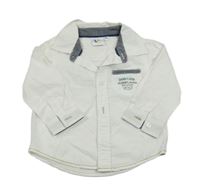 Bílá košile s nápisem Bubble gum 