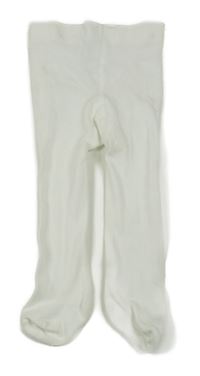 Bílé punčocháče H&M