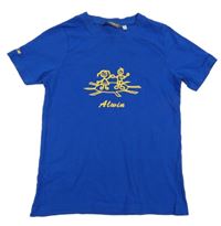 Modré tričko s potlačou Promodoro