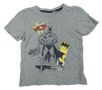 Sivé tričko s Batmanem