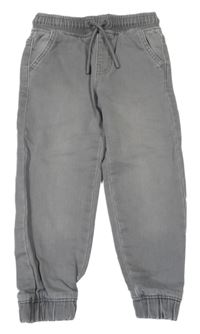 Sivé teplákové cuff rifle Denim Co.