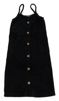 Čierne rebrované šaty Denim Co.