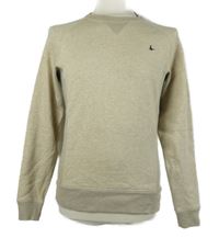 Pánska béžová melírovaná mikina s výšivkou Jack Wills